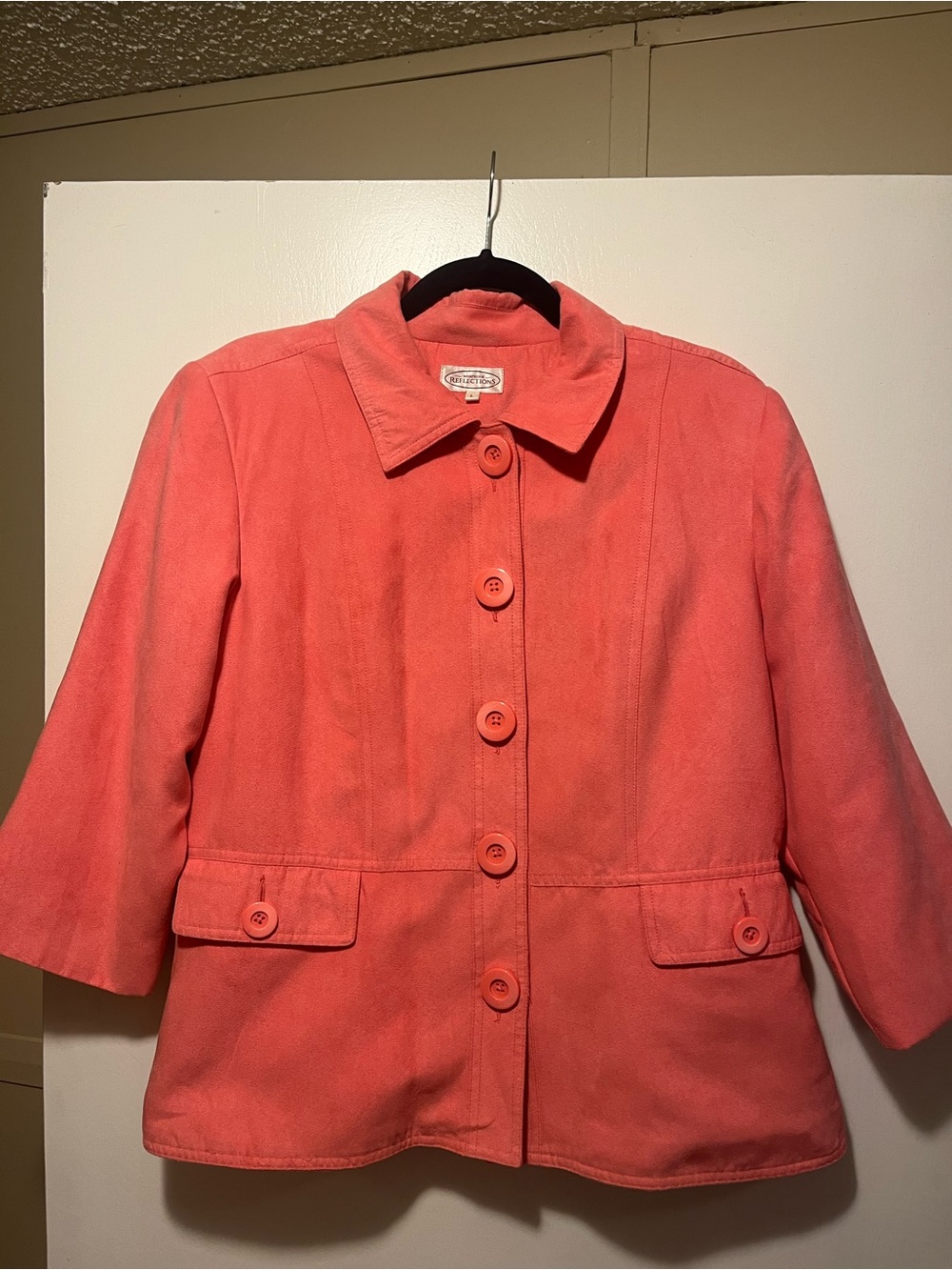 Northern Reflections Coral Button-Front